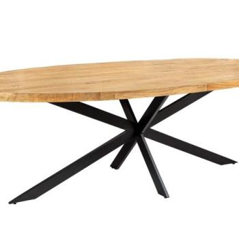 GALAXIE barna mangófa étkezőasztal 240 cm kép