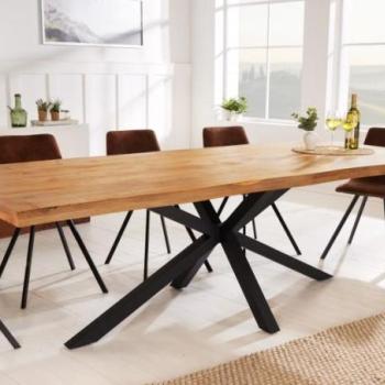 GALAXIE STAR barna tölgyfa étkezőasztal 200cm kép