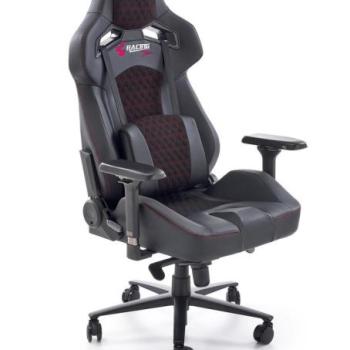 Gamer szék, állítható, szövet - fém - műanyag, sötétszürke - fekete - ROBOT kép