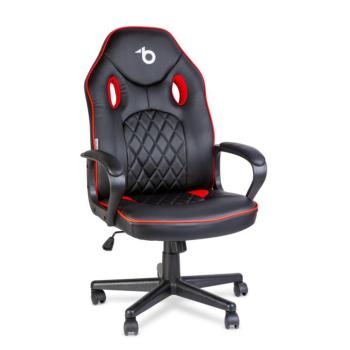 Gamer szék karfával – fekete / piros – 71 x 53 cm / 53 x 47 cm kép