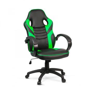 Gamer szék karfával – zöld – 71 x 53 cm / 53 x 52 cm kép