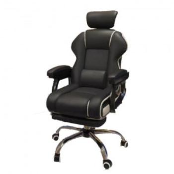 GamerElegance lábtartós szék fekete kép