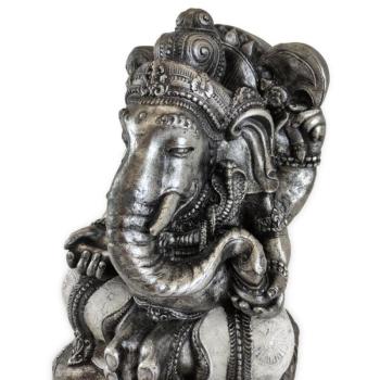 GANESHA fekete szobor kép