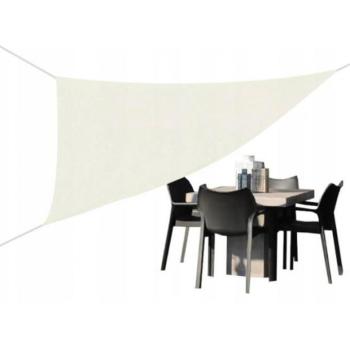 GardenLine Napvitorla – Bézs – 3,6 x 3,6 x 3,6 m kép