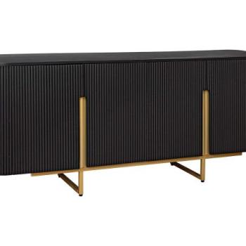 GATSBY fekete mangófa komód kép