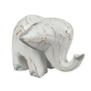 GAYAH fehér elefánt szobor XS kép