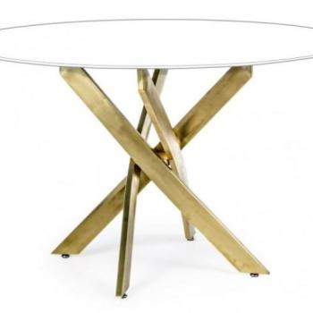 GEORGE arany acél étkezőasztal láb 56cm kép