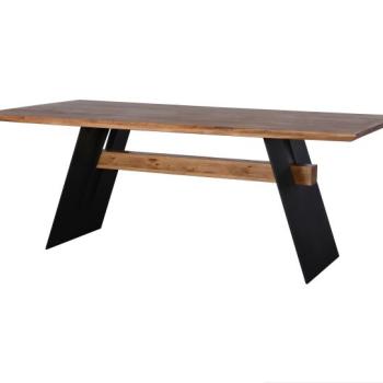 GRAND OAK barna tölgyfa étkezőasztal 200cm kép