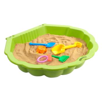Gyerek homokozó, műanyag, zöld, SANDEO MINI kép