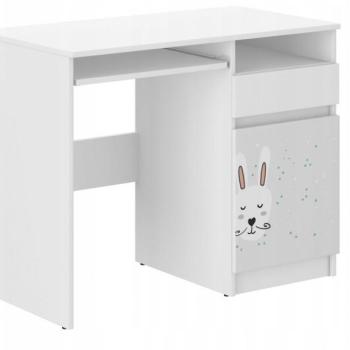 Gyerek íróasztal 76 x 50 x 96 cm - Bajszos nyuszi kép