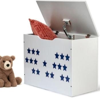 Gyerek játéktároló láda csillagokkal kép