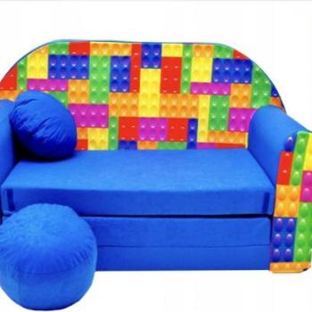 Gyerek kanapéágy 98 x 170 cm - Lego kép