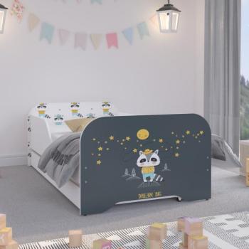 Gyerekágy ágyneműtartóval 140 x 70 cm - Éjjeli borz kép