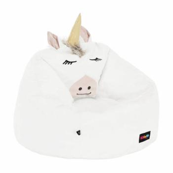 Gyermek babzsák, unikornis, fehér - TWINKIE kép