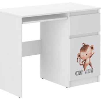 Gyermek íróasztal majommal 77x50x96 cm kép