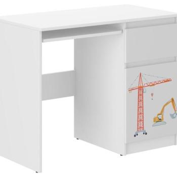 Gyermek íróasztal teherautó motívummal 77x50x96 cm kép