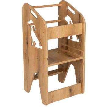 Gyermek konyhai segédeszköz - biztonságos tanulótorony állítható magassággal pes kép