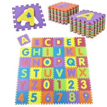 Gyermek puzzle 36 darabos A-tól Z-ig és 0-tól 9-ig kép