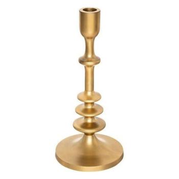 Gyertyatartó, fém, arany - DINER CHIC kép