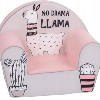 Hab gyerekfotel 51 x 33 x 42 cm láma kép