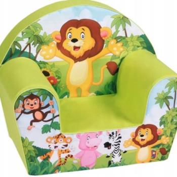 Habszivacs gyerekülés - szafari állatok, 51 × 33 × 42 cm kép