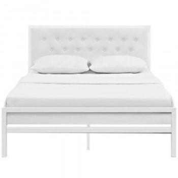 Hanna fém ágykeret 160*200, fehér kép