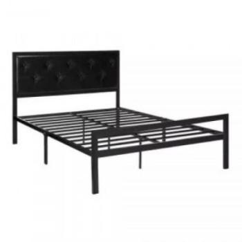 Hanna fém ágykeret 160*200, fekete kép