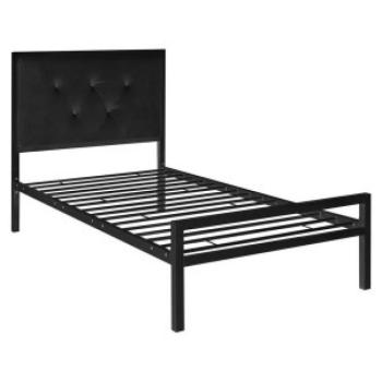 Hanna fém ágykeret 90*200, fekete kép