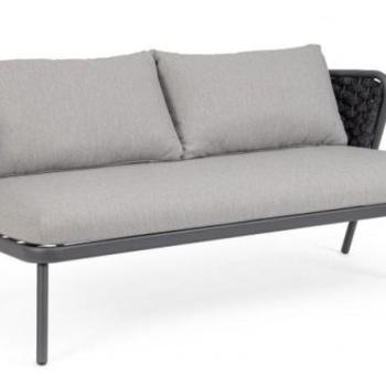 HARLOW Szürke Alumínium Kerti kanapé kép