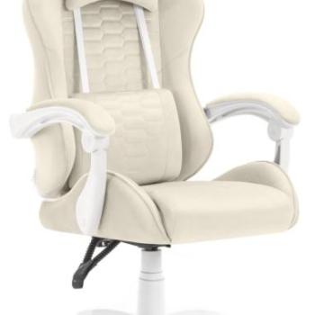 HC-1000 játékszék BEIGE - bársony szövet kép