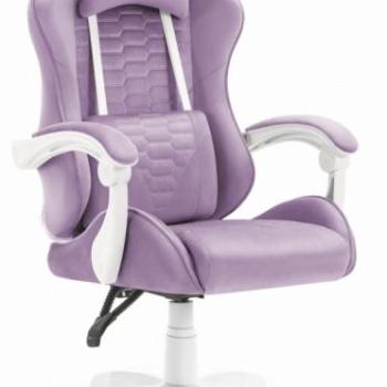 HC-1000 játékszék PURPLE - bársony szövet kép