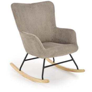 Hintafotel, kordbársony - fém - fa, szürke - BALANCE kép