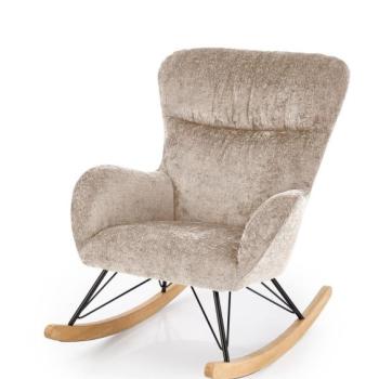 Hintafotel, szövet - fém - fa, bézs - BEN kép