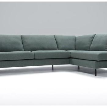 IMPULSE zöld moduláris prémium sarokkanapé kép