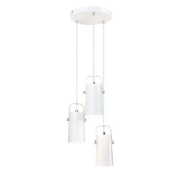 Indusztriális stílusú mennyezeti lámpa, fehér - STALACTITE kép