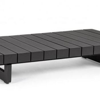 INFINITY II sötétszürke kerti dohányzóasztal 126cm kép