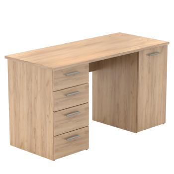 Íróasztal, artisan tölgy, EUSTACH kép