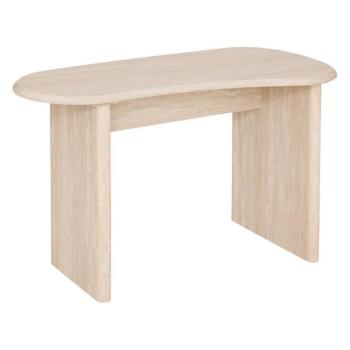 Íróasztal, íves, mészkő hatású,  fa - COLONE kép