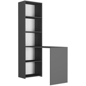 Íróasztal polccal MODERN B-50S - 120 x 50 x 180 cm - különböző színű változatokban antracit kép