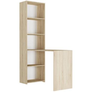 Íróasztal polccal MODERN B-50S - 120 x 50 x 180 cm - különböző színű változatokban sonoma kép