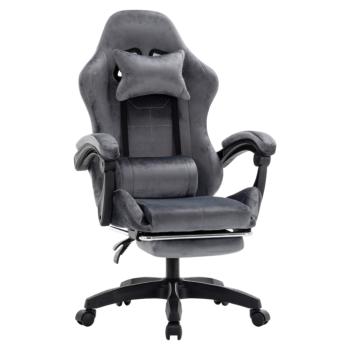 Irodai/gamer szék, szürke, LOPES kép