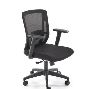 Irodai szék, állítható, szövet - fém - műanyag, fekete - IPHON kép