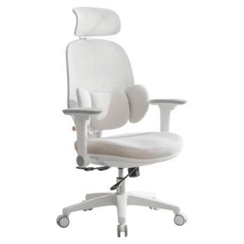 Irodai szék, szürke/fehér, ABRAMO kép