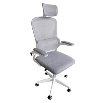 Irodai szék, szürke/fehér, FERIS kép