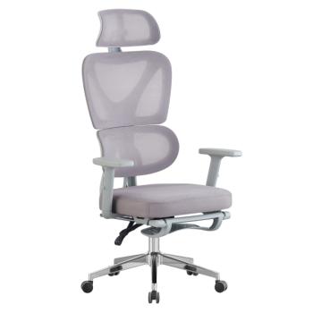 Irodai szék, szürke/króm, DEMOS kép