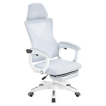 Irodai szék, világosszürke/fehér, MALVIN kép