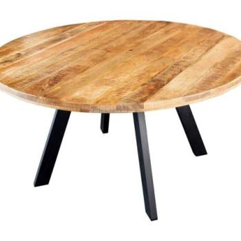 IRON CRAFT kerek mangó étkezőasztal 140 cm kép