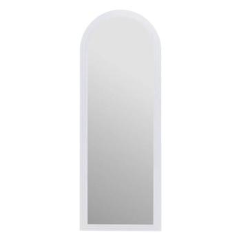 Ívelt fali tükör fehér MDF kerettel 160 x 58 cm - ÉCLIPSE kép