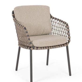 IVISSA bézs és szürke kerti szék kép