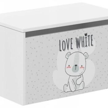 Játéktároló láda 40 x 40 x 69 cm - Imádnivaló maci kép